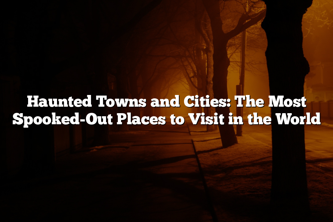 Haunted Towns and Cities: The Most Spooked-Out Places to Visit in the World