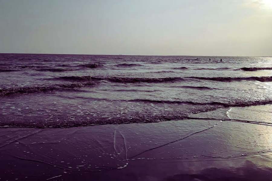 Dumas Beach near Surat in Gujarat